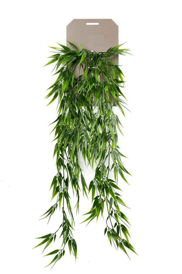 Bamboe kunst hangplant 75cm