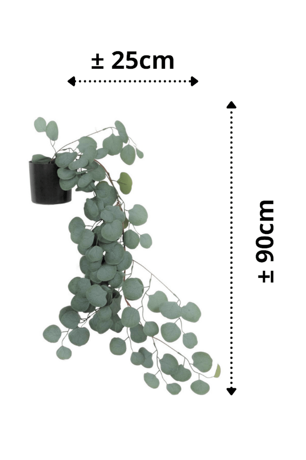 afmetingen Chinees Lantaarntje Kunst Hangplant 90cm