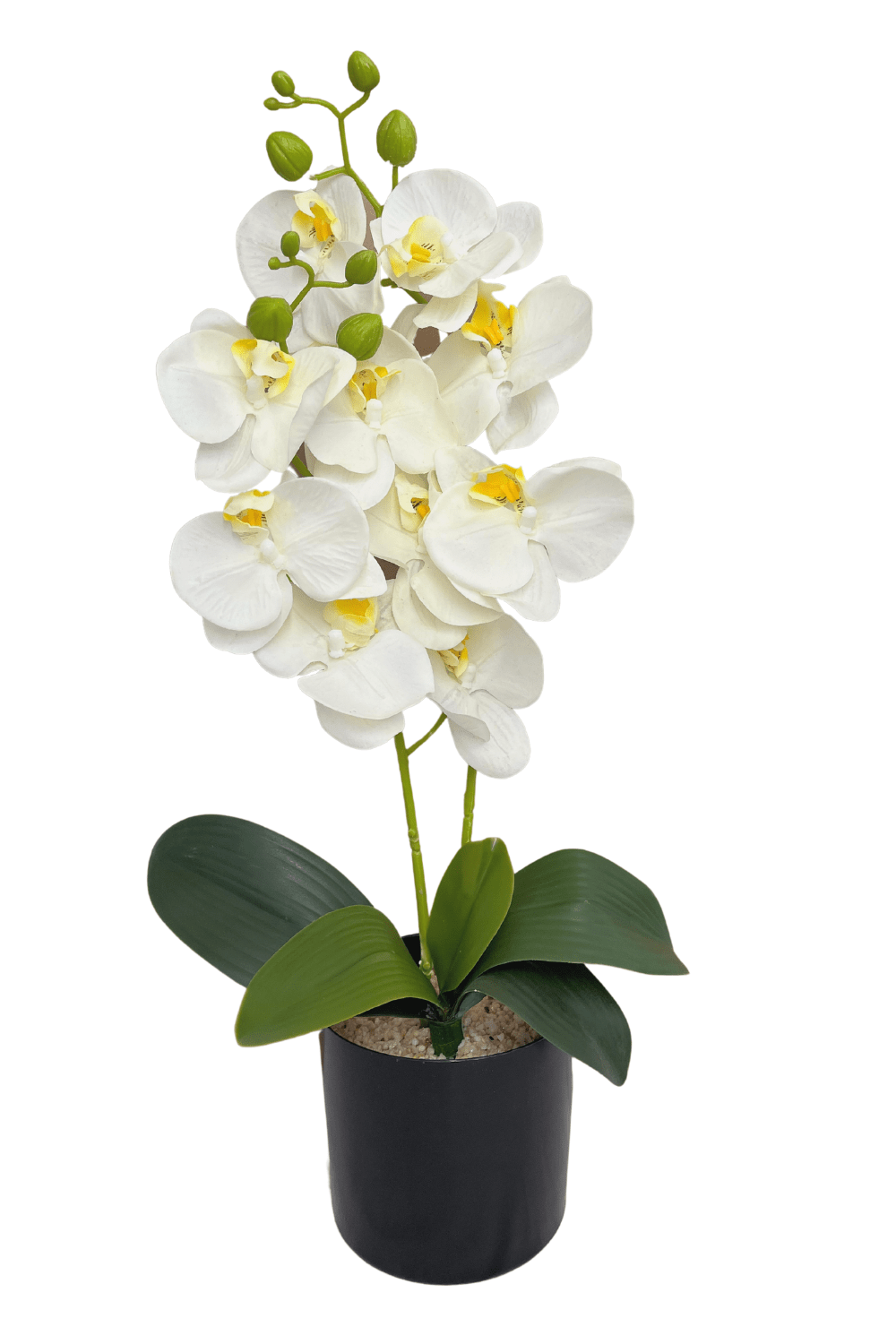 Kunst Orchidee Wit 48cm